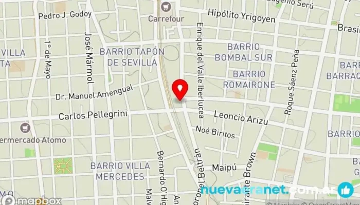 mapa de La Vene Beltrán Panadería en Godoy Cruz
