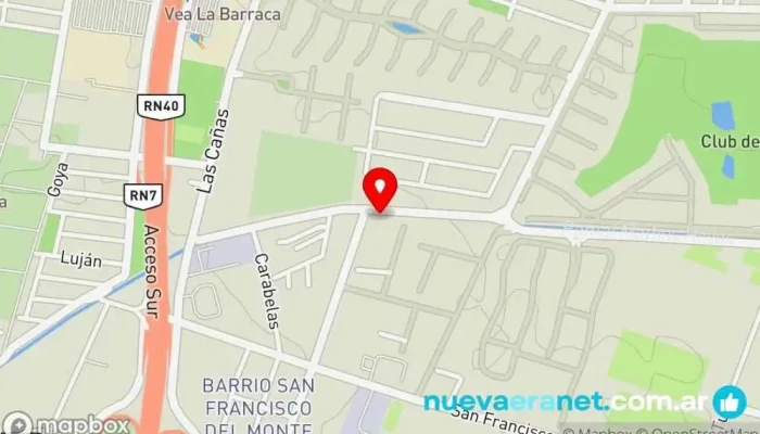 mapa de La Vene Elpidio González Panadería en Guaymallén