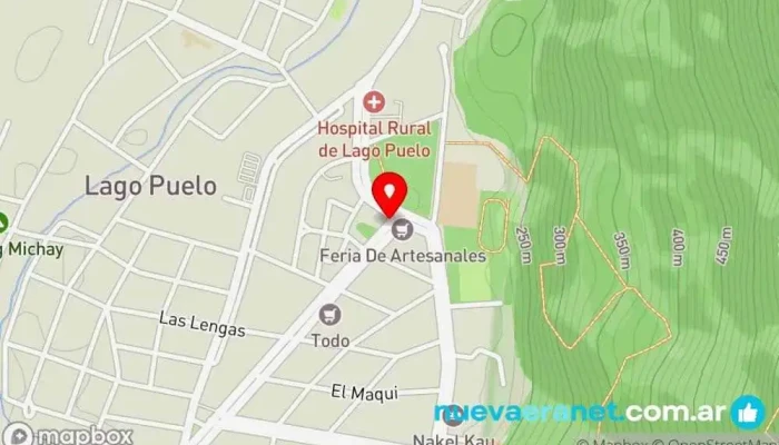 mapa de Lago Puelo  en Lago Puelo