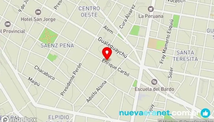 mapa de Lala Libre de Gluten Panadería en Paraná