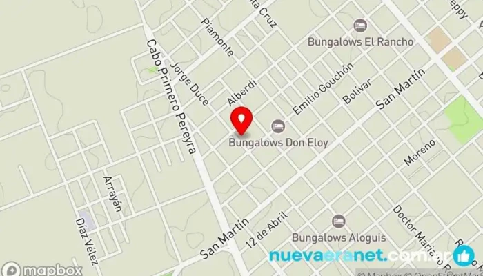 mapa de Las Chinitas Pasteleria Artesanal Pastelería en Colón