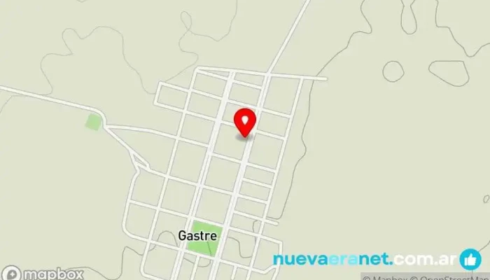 mapa de Las Dos Espigas Panadería en Gastre