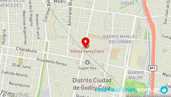 mapa de Las Medialunas del Abuelo Panadería en Godoy Cruz