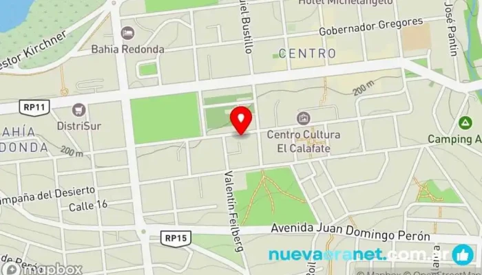 mapa de Las Nonas Reposteras Cafetería en El Calafate