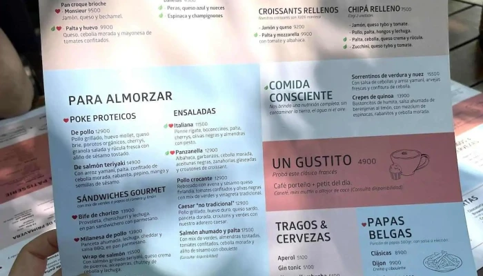 Le Ble Colegiales Carta - Cci