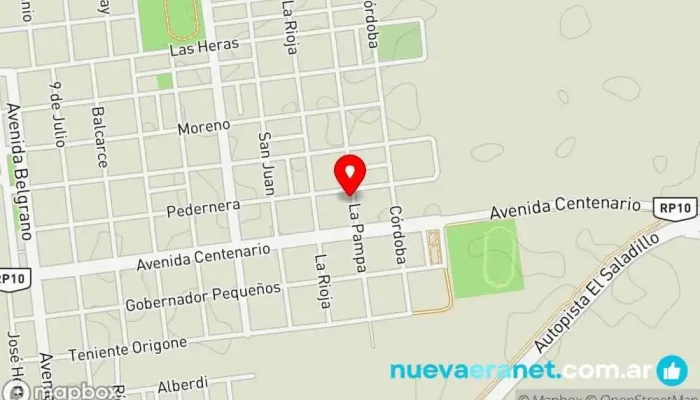 mapa de Le Paradis Casa rural en La Toma