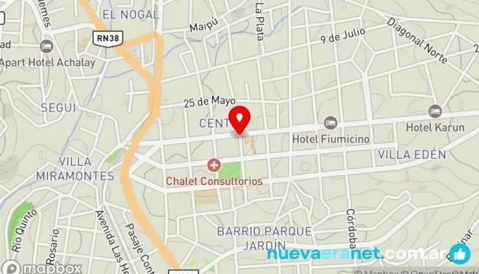 mapa de L'EQUIPE Tienda de deportes en La Falda