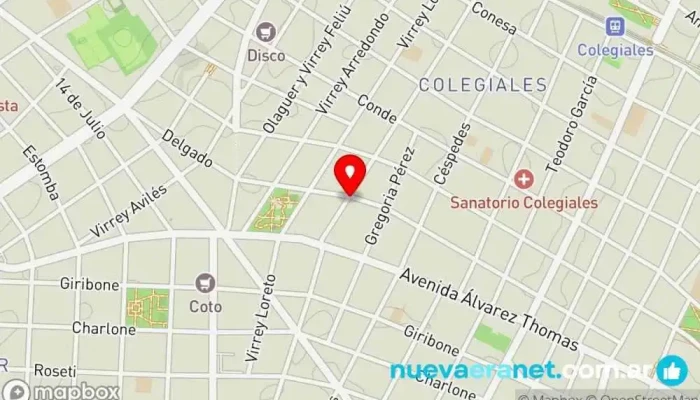 mapa de Les Croquants Tienda de postres, Pastelería, Pastelería francesa en DRN