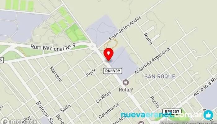mapa de Levamadre Panadería en Río Segundo