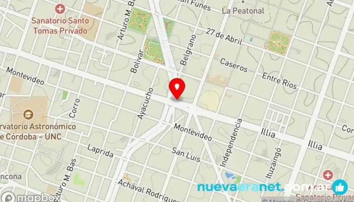 mapa de Levure Panadería Panadería en Córdoba