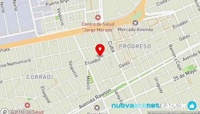 mapa de LIDIA Panaderia-Mercado Tienda de alimentación en Trelew