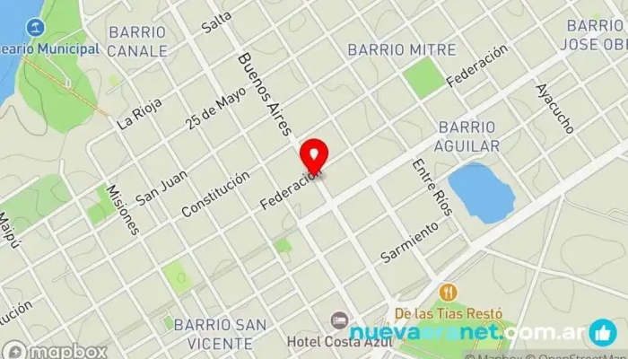 mapa de livieri PANIFICADOS Panadería en Bella Vista