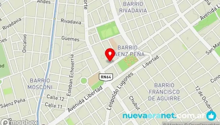 mapa de Lo Bruno S.A. Ferretería, Empresa de suministros industriales en Santiago del Estero