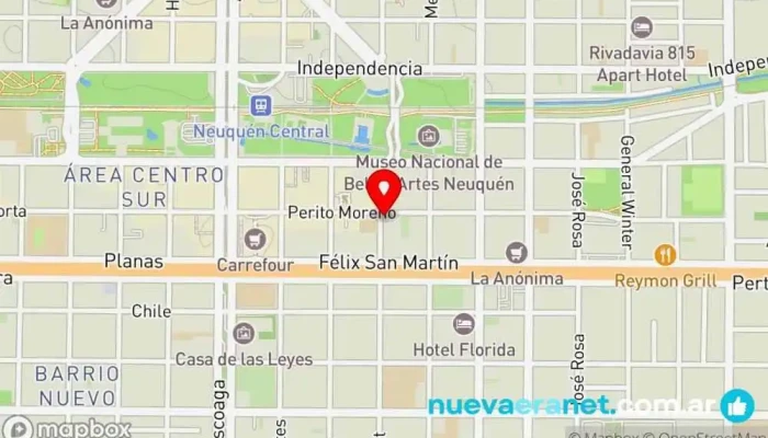 mapa de Lo de alippi Panadería, Pastelería en Neuquén