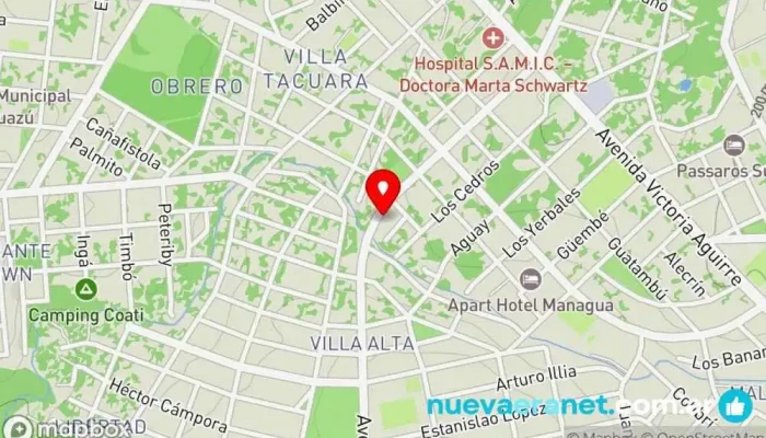 mapa de Lo De Marga Pasteleria Panadería en Puerto Iguazú