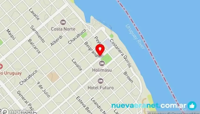 mapa de Lo de Naty Pastelería en Colón