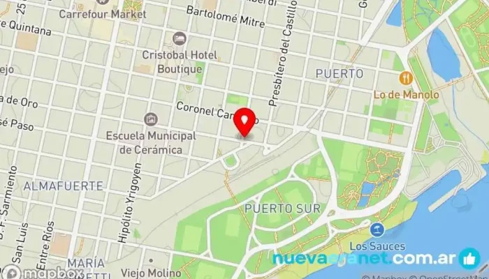 mapa de Lo de Pauli Gluten Free Panadería en Concordia