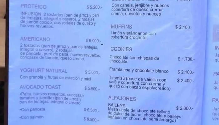 Lola Casa De Te Brunch Carta - Cordoba