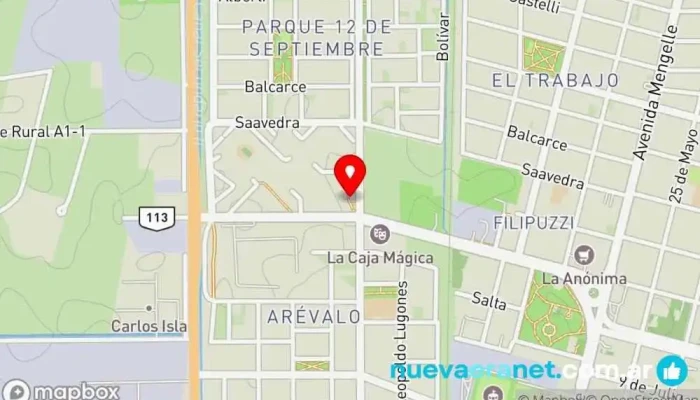 mapa de LOLA PASTEL Pastelería en Cipolletti