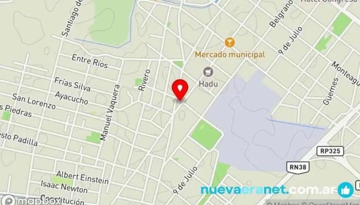 mapa de Lopez Pereyra Barbería en Monteros