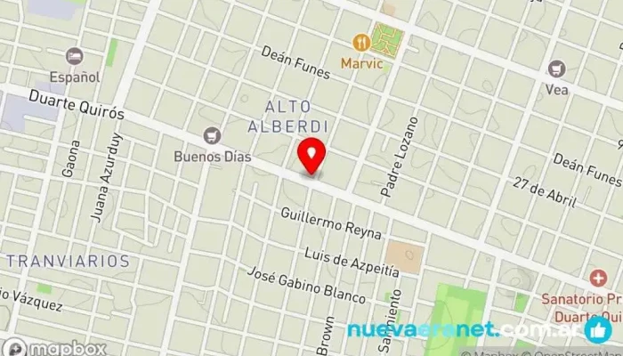 mapa de LO+RICO – Panaderías Panadería en Córdoba
