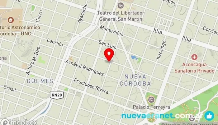 mapa de LO+RICO – Panaderías Panadería en X5000IYP