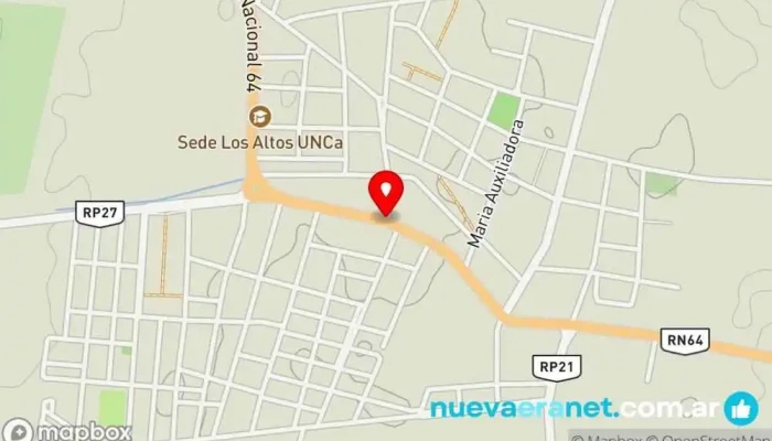 mapa de Los Altos  en Los Altos