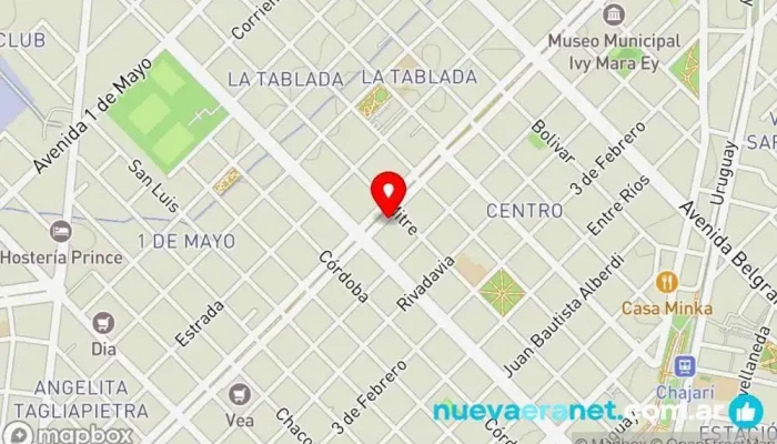 mapa de Los Amigos Panadería en Chajarí