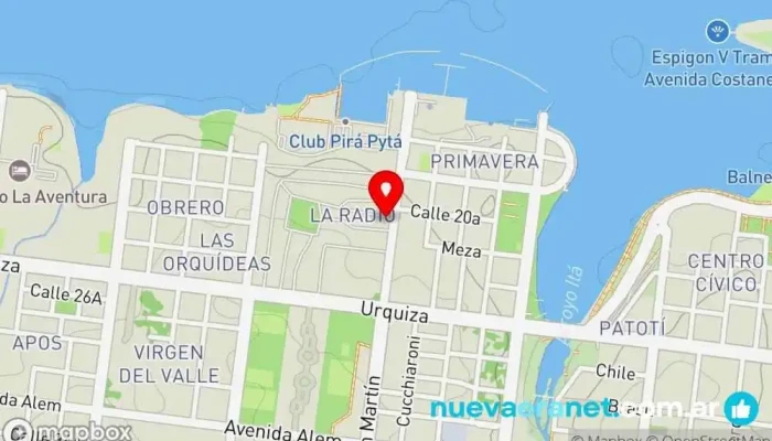 mapa de Los Amores Panadería Y Confitería Panadería en Posadas