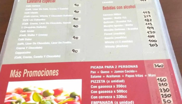 Los Cubanitos -  Carta - Córdoba