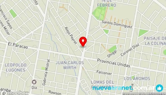 mapa de LOS GIRASOLES. Panadería, confitería y sandwicheria Panadería en Paraná