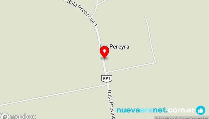 mapa de Los pereyra Lugar de culto en Villa Robles