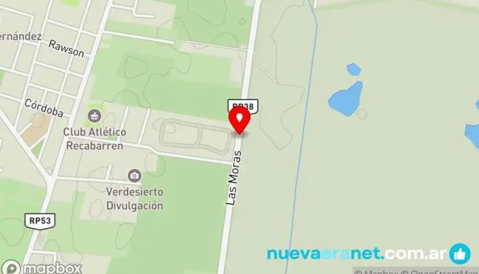 mapa de Los Sauces casas de campo  en San Juan