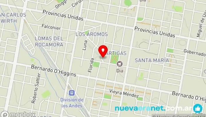 mapa de Los trigales, un mundo casero Panadería en Paraná