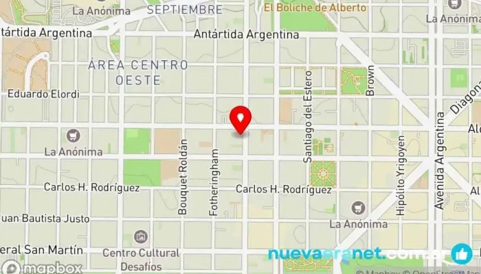 mapa de Lucciana Pastelería Sin Gluten Pastelería en Neuquén