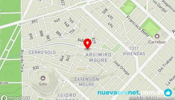 mapa de Luci's CAKE Pastelería en Comodoro Rivadavia