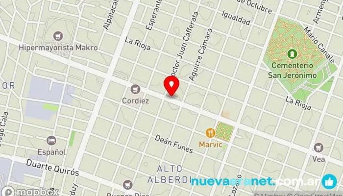 mapa de Lucy – Cosas ricas [Sucursal Colón] Panadería, Pastelería en Córdoba