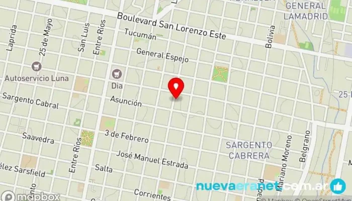 mapa de Luján Cottet Inspiración Dulce Tienda de artículos para decoración en pastelería en Concordia