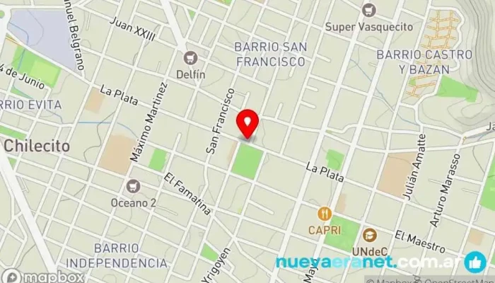 mapa de Lulú Pastelería Pastelería en Chilecito