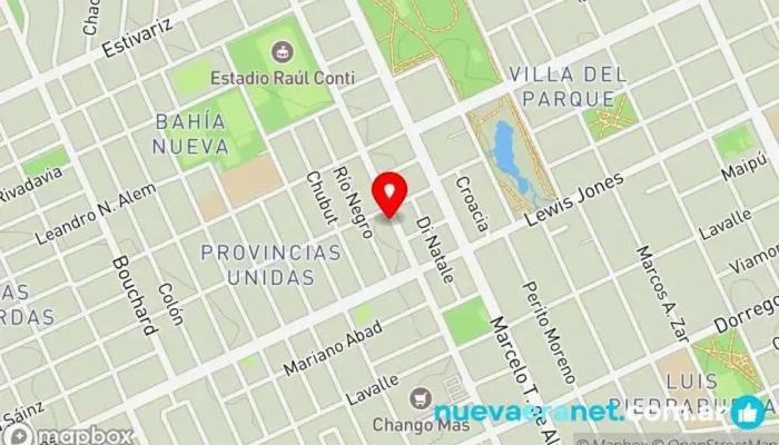 mapa de Maca factureria Panadería en Puerto Madryn