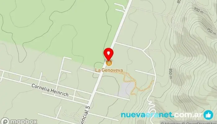 mapa de Macadamia Pastelería. Casa de Té .Villa General Belgrano Pastelería, Cafetería, Tienda de postres en Villa Gral. Belgrano