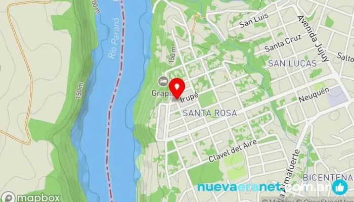 mapa de Madre Selva panadería artesanal 