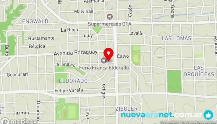 mapa de Magnolia Pastelería Boutique Pastelería en Eldorado