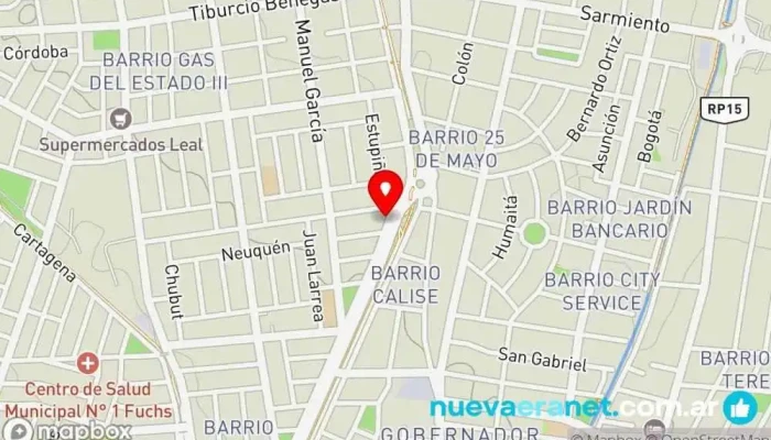 mapa de Mailhó Panamericana Heladería, Cafetería, Chocolatería, Pastelería en Godoy Cruz