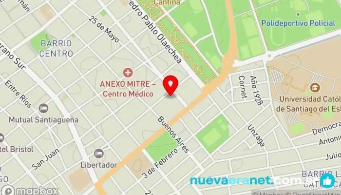 mapa de Maldita Marca Tienda de ropa en Santiago del Estero