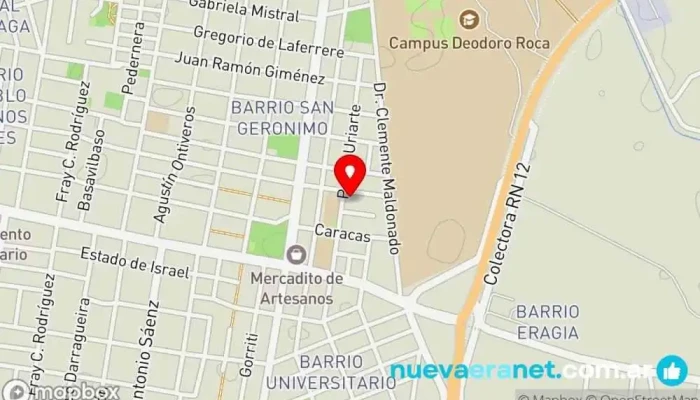 mapa de Mama Valeria Delicatessen Pastelería en Corrientes