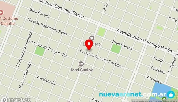 mapa de Mamma Mia! Pastelería Panadería en Sáenz Peña