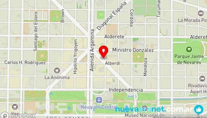 mapa de Mamuki Panadería en Neuquén