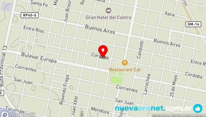 mapa de MARCELO CUELLO PROPIEDADES Agencia inmobiliaria en El Trebol