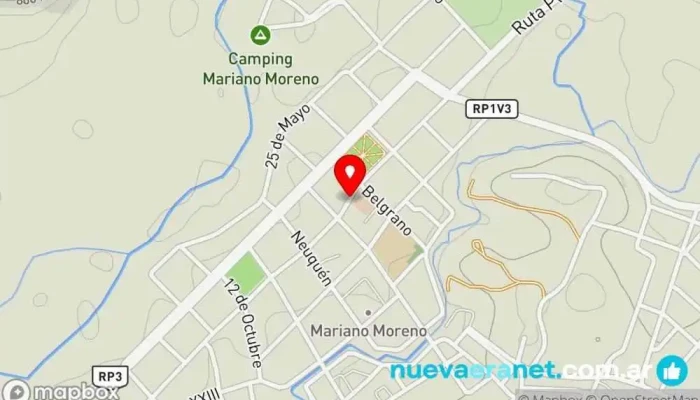 mapa de Mariano Moreno  en Mariano Moreno